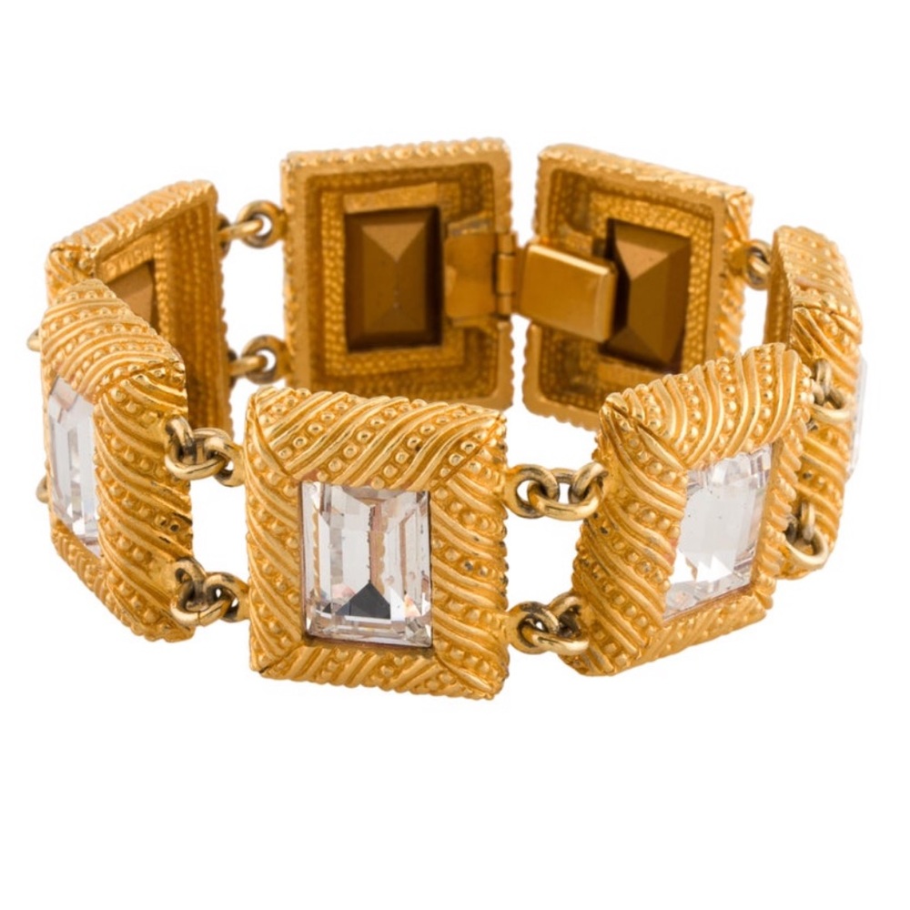 Mish crystal link bracelet